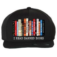 I Read Banned Books Week Librarian Freadom Reader Nerd Gift Wool Snapback Cap