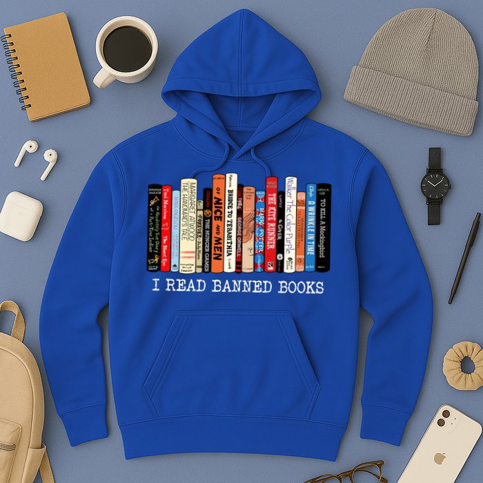 I Read Banned Books Week Librarian Freadom Reader Nerd Gift Hoodie