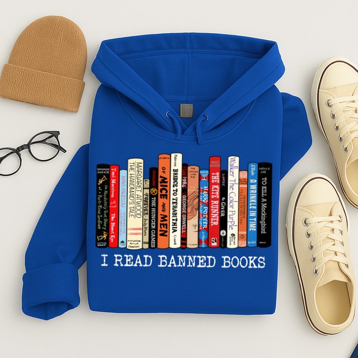 I Read Banned Books Week Librarian Freadom Reader Nerd Gift Hoodie