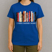 I Read Banned Books Week Librarian Freadom Reader Nerd Gift T-Shirt