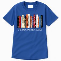 I Read Banned Books Week Librarian Freadom Reader Nerd Gift Tall T-Shirt