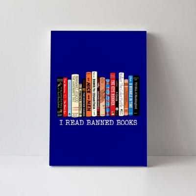 I Read Banned Books Week Librarian Freadom Reader Nerd Gift Canvas