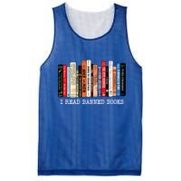 I Read Banned Books Week Librarian Freadom Reader Nerd Gift Mesh Reversible Basketball Jersey Tank
