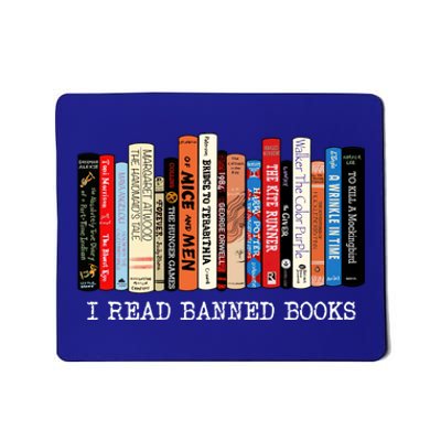 I Read Banned Books Week Librarian Freadom Reader Nerd Gift Mousepad