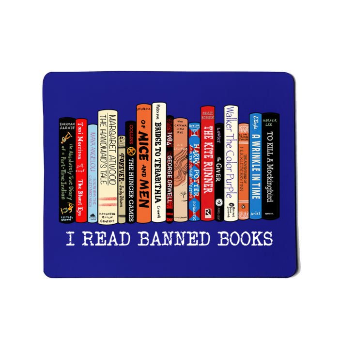 I Read Banned Books Week Librarian Freadom Reader Nerd Gift Mousepad