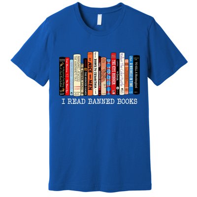 I Read Banned Books Week Librarian Freadom Reader Nerd Gift Premium T-Shirt