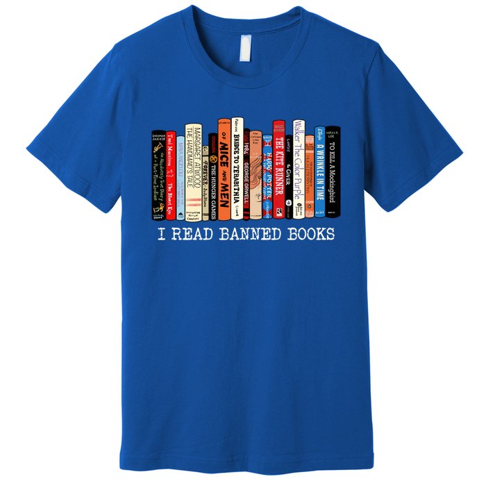 I Read Banned Books Week Librarian Freadom Reader Nerd Gift Premium T-Shirt