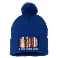 I Read Banned Books Week Librarian Freadom Reader Nerd Gift Pom Pom 12in Knit Beanie