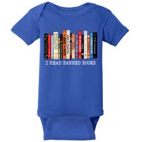 I Read Banned Books Week Librarian Freadom Reader Nerd Gift Baby Bodysuit