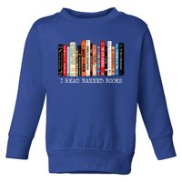 I Read Banned Books Week Librarian Freadom Reader Nerd Gift Toddler Sweatshirt