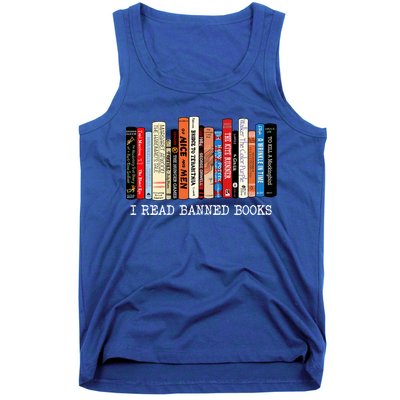 I Read Banned Books Week Librarian Freadom Reader Nerd Gift Tank Top
