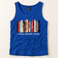 I Read Banned Books Week Librarian Freadom Reader Nerd Gift Tank Top