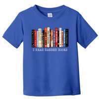 I Read Banned Books Week Librarian Freadom Reader Nerd Gift Toddler T-Shirt