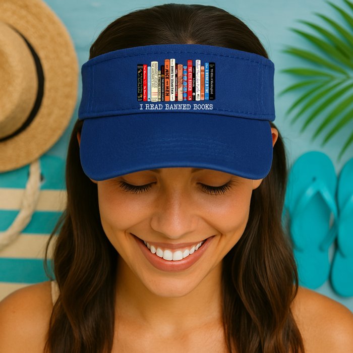 I Read Banned Books Week Librarian Freadom Reader Nerd Gift Visor