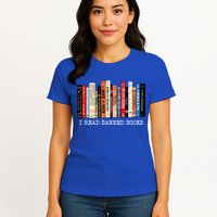 I Read Banned Books Week Librarian Freadom Reader Nerd Gift Womens T-Shirt