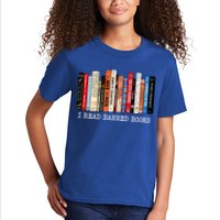 I Read Banned Books Week Librarian Freadom Reader Nerd Gift Kids T-Shirt