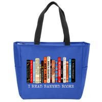 I Read Banned Books Week Librarian Freadom Reader Nerd Gift Zip Tote Bag