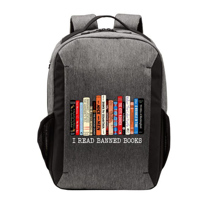 I Read Banned Books Week Librarian Freadom Reader Nerd Gift Vector Backpack