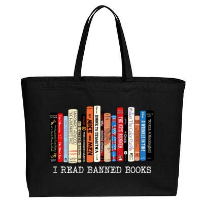 I Read Banned Books Week Librarian Freadom Reader Nerd Gift Cotton Canvas Jumbo Tote