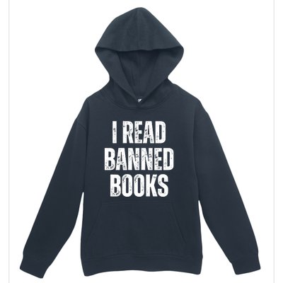 I Read Banned Books Im With The Banned Vintage Retro Urban Pullover Hoodie