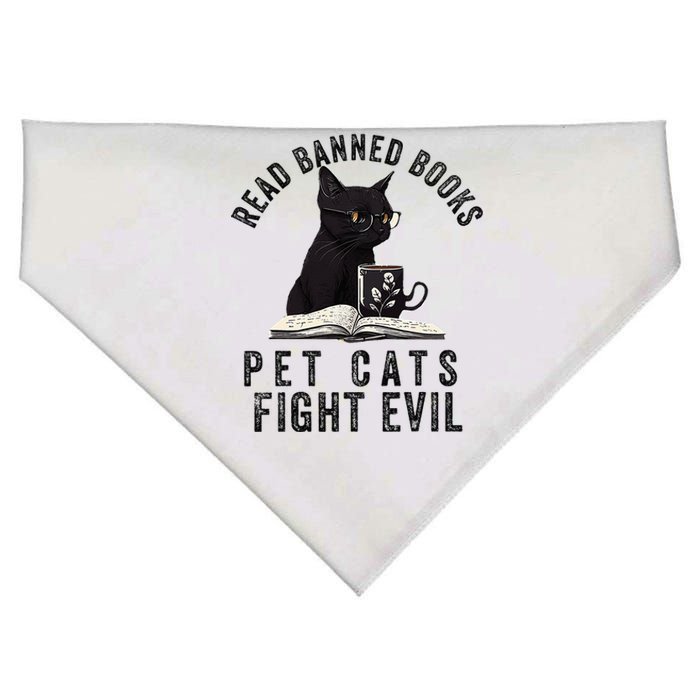 I Read Banned Books Lover BookWorm Love Banned Books USA-Made Doggie Bandana