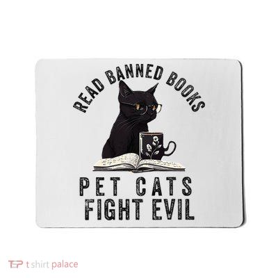 I Read Banned Books Lover BookWorm Love Banned Books Mousepad
