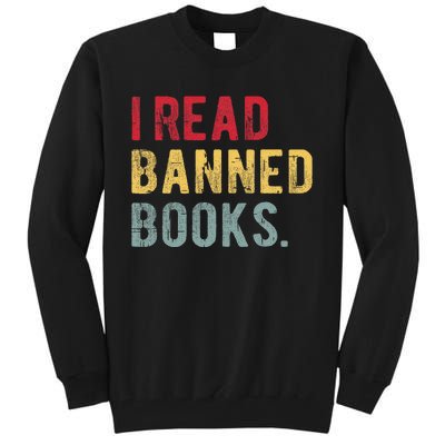 I Read Banned Books Librarians Banned Books Bookworm Reader Tall Sweatshirt