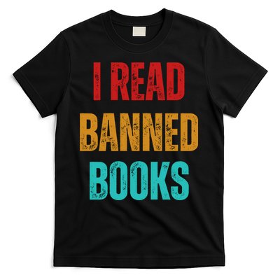 I Read Banned Books Im With The Banned Vintage Retro T-Shirt