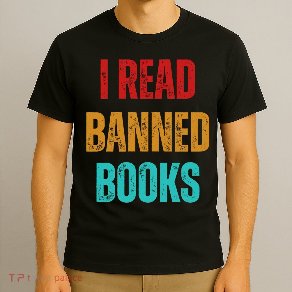 I Read Banned Books Im With The Banned Vintage Retro T-Shirt