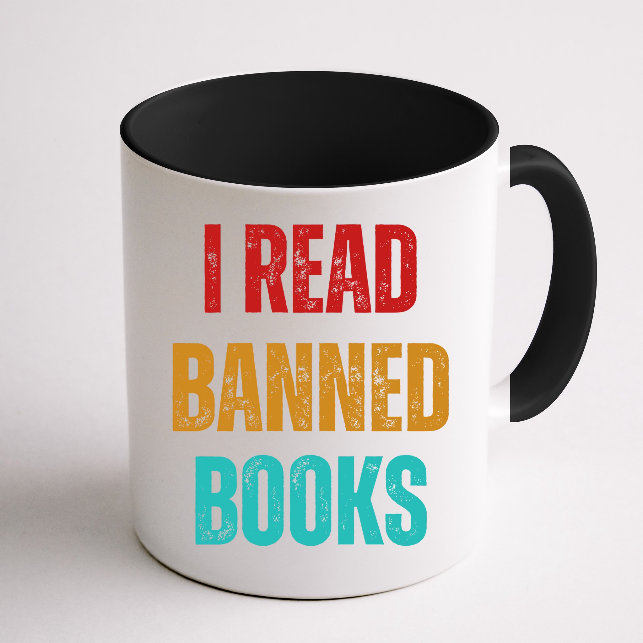 I Read Banned Books Im With The Banned Vintage Retro Mug
