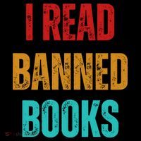 I Read Banned Books Im With The Banned Vintage Retro Womens T-Shirt