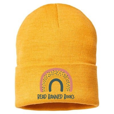 I Read Banned Books, Reader, Bookworm Sustainable Knit Beanie