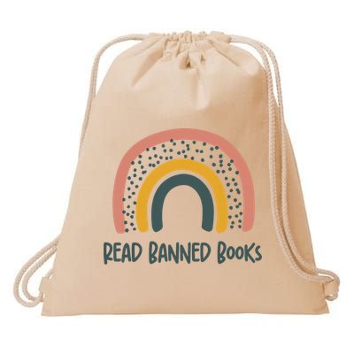 I Read Banned Books, Reader, Bookworm Drawstring Bag