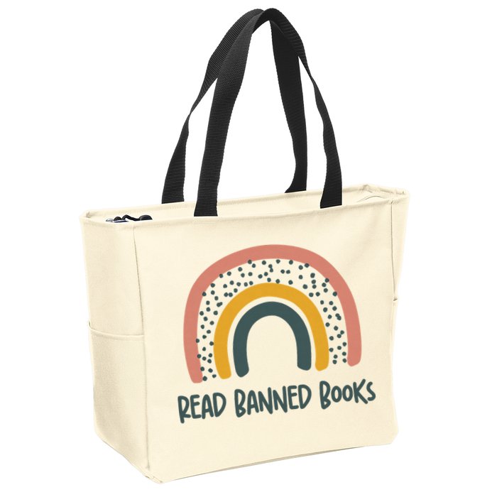 I Read Banned Books, Reader, Bookworm Zip Tote Bag
