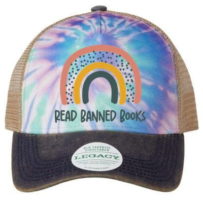 I Read Banned Books, Reader, Bookworm Legacy Tie Dye Trucker Hat