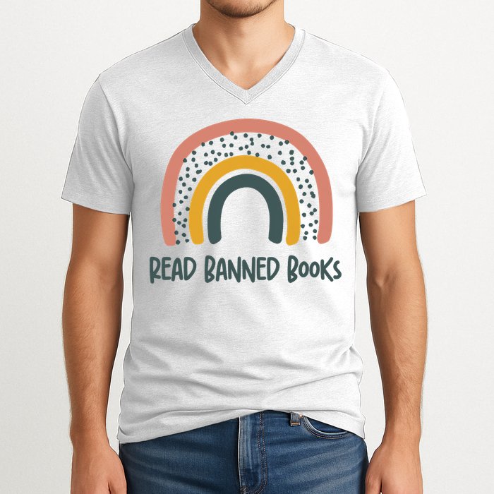I Read Banned Books, Reader, Bookworm V-Neck T-Shirt