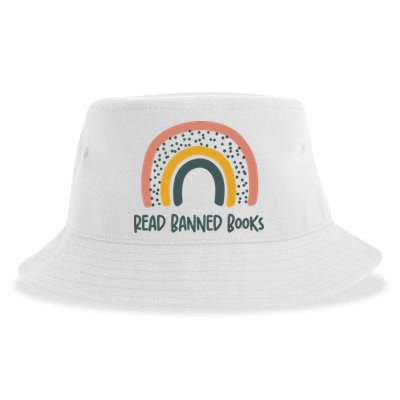 I Read Banned Books, Reader, Bookworm Sustainable Bucket Hat