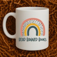 I Read Banned Books, Reader, Bookworm Mug