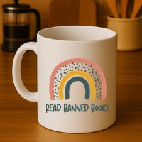 I Read Banned Books, Reader, Bookworm Mug