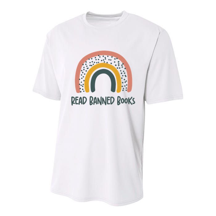 I Read Banned Books, Reader, Bookworm Youth Performance Sprint T-Shirt