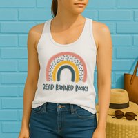 I Read Banned Books, Reader, Bookworm Womens Tank Top