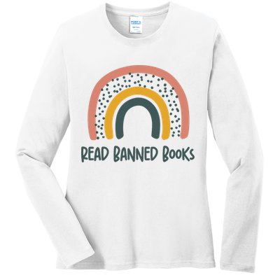 I Read Banned Books, Reader, Bookworm Ladies Long Sleeve Shirt