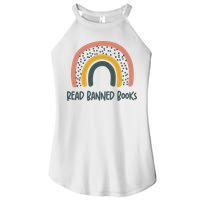 I Read Banned Books, Reader, Bookworm Women's Perfect Tri Rocker Tank