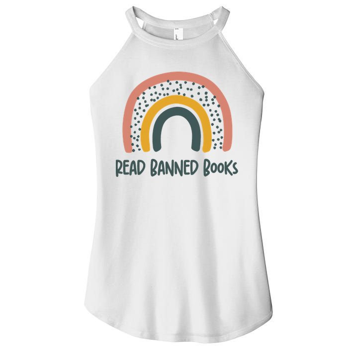 I Read Banned Books, Reader, Bookworm Women's Perfect Tri Rocker Tank