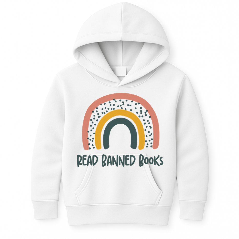 I Read Banned Books, Reader, Bookworm Kids Hoodie