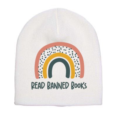 I Read Banned Books, Reader, Bookworm Short Acrylic Beanie