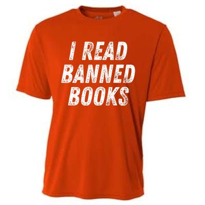 I Read Banned Books Im With The Banned Vintage Retro Cooling Performance Crew T-Shirt