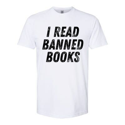 I Read Banned Books Im With The Banned Vintage Retro Softstyle CVC T-Shirt