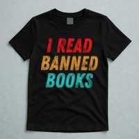 I Read Banned Books Im With The Banned Vintage Retro T-Shirt