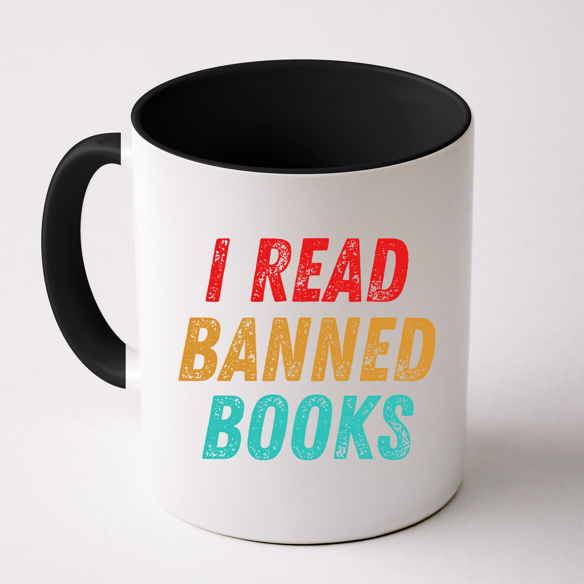 I Read Banned Books Im With The Banned Vintage Retro Mug